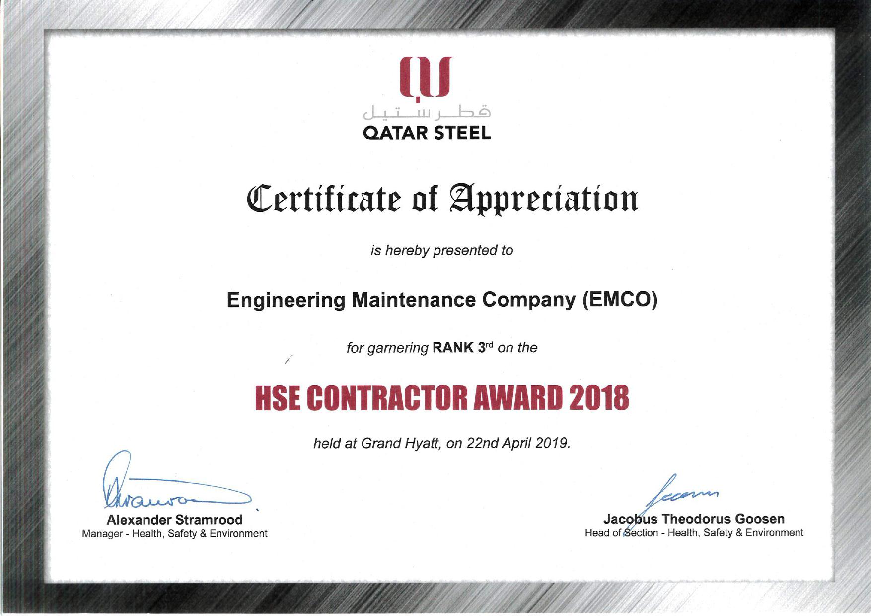 Certificate 54